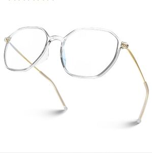 Blue Light Blocking Glasses Anti Glare Eye Protection Crystal Frame